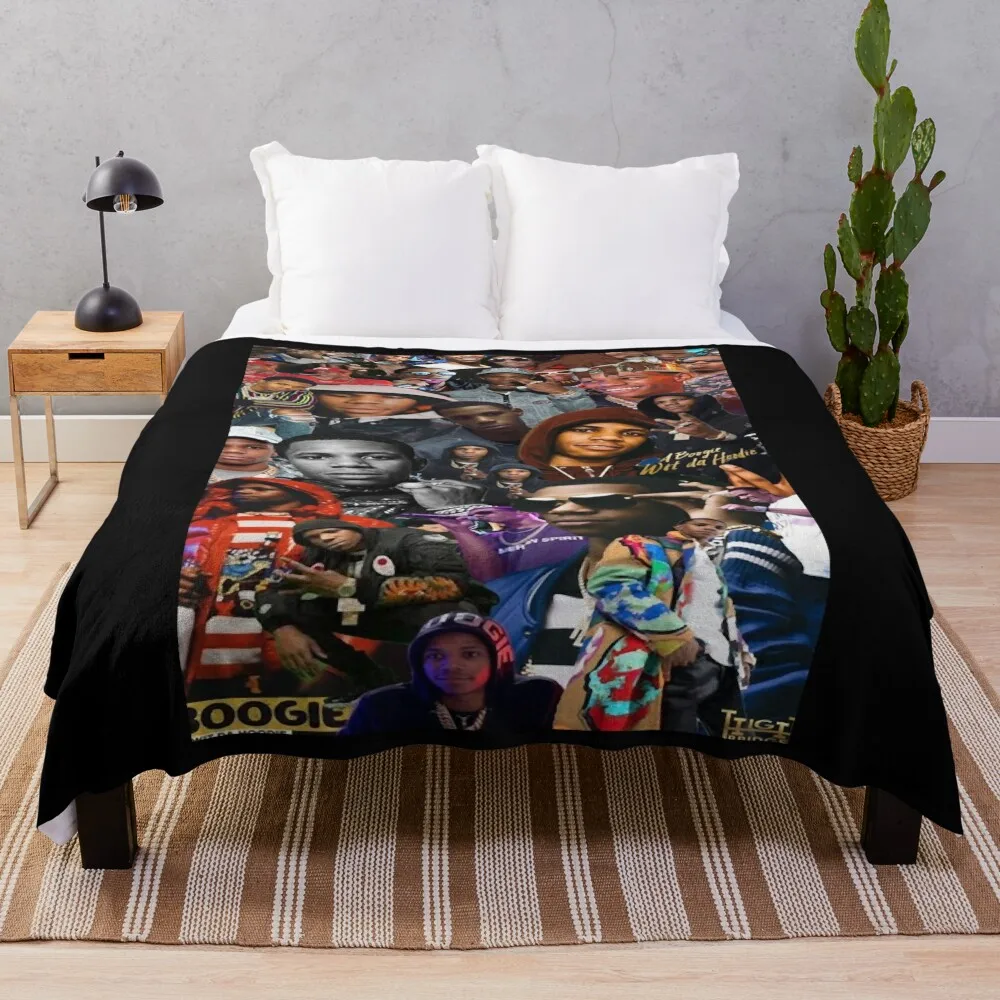 

Gift For Men A Boogie Wit Da Hoodie Gifts For Fan Throw Blanket Comforter Blanket
