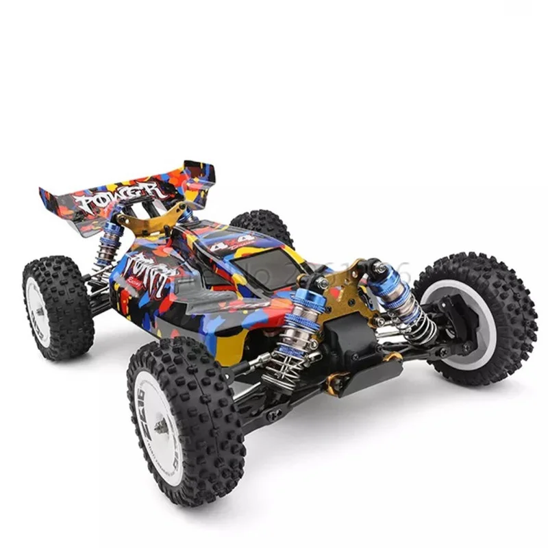 80KM/H High Speed Brushless RC Car 2.4G 1:12 4WD Aluminum Alloy Material Hydraulic Shock Absorber Climbing Radio Control Car Toy 6