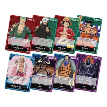 BANDAI One Piece OPCG Cards The Dawn of Adventure Anime People Luffy Eustass Kid Oka Shichibukai Kaidou Collection Cards Gift