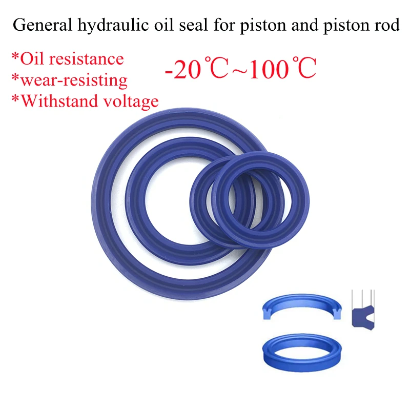 

5pcs Polyurethane Hydraulic Cylinder Oil Sealing Ring ID 36mm 38mm 40mm UN/UHS/U/Y Type Shaft Hole General Sealing O Ring Gasket