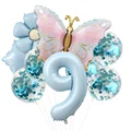 Blue number set 9