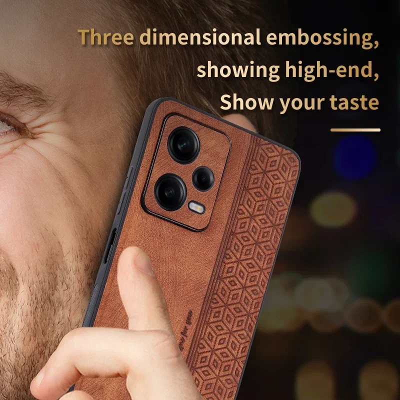 Luxury Leather Business Elite Shockproof Cell Phone Case