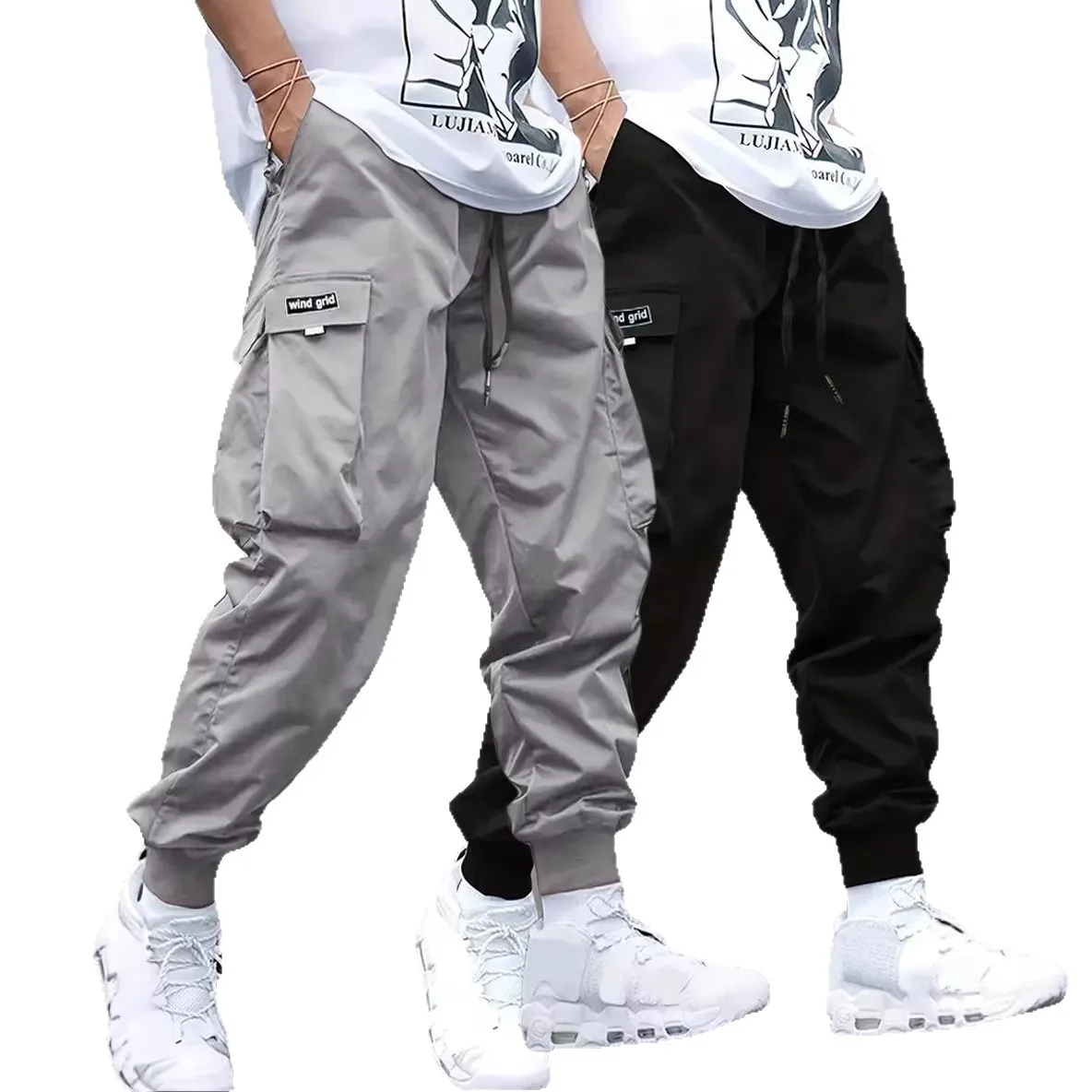 Loose Casual Men's Workwear Pants Spring Autumn New Style Trendy Brand Versatile Long Pants Polyester Blend Fabric for Daily... - 5