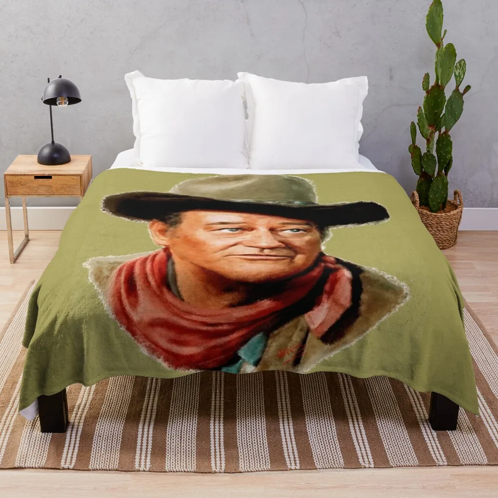 

John Wayne Throw Blanket throw blanket for sofa Sofas Decorative Blankets Blankets For Baby