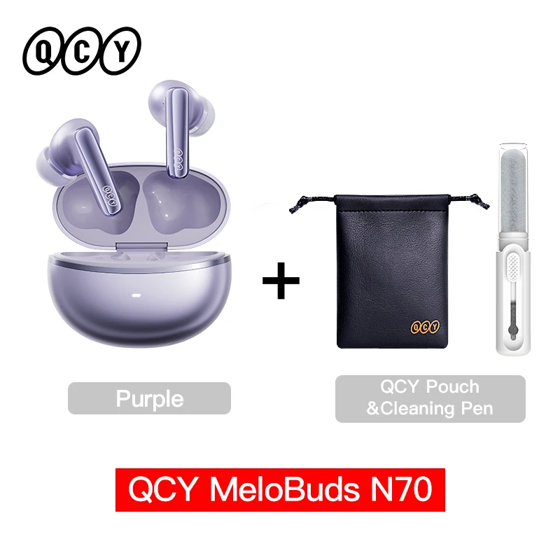 QCY MeloBuds N70 سماعات أذن لاسلكية ANC قابلة للتك...