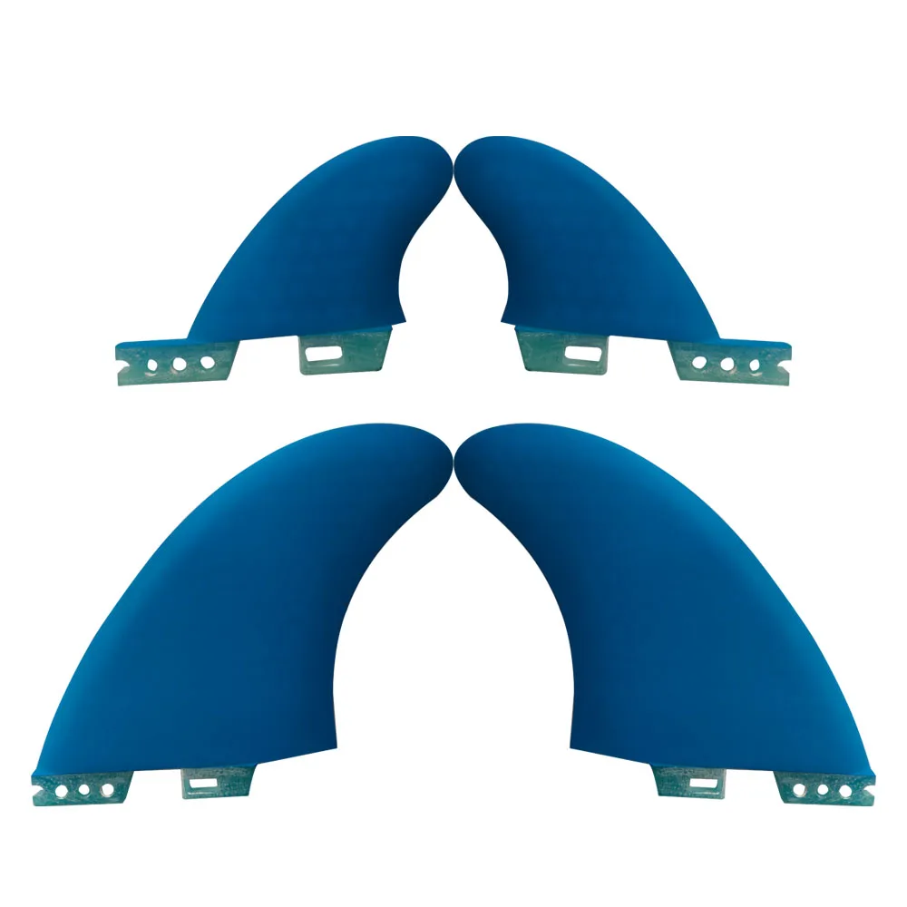 

【HZ】Surf Keel Fins 4pcs Surfboard Fin For Shortboard Multibase Twin Fins Surf Board Side Fin