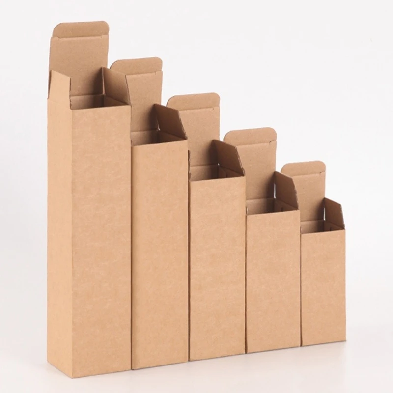 20pcs Three-layer Empty Hard Paper Packaging Box Rectangular Corrugated Box Outer Packaging Universal Cardboard Paper Carton