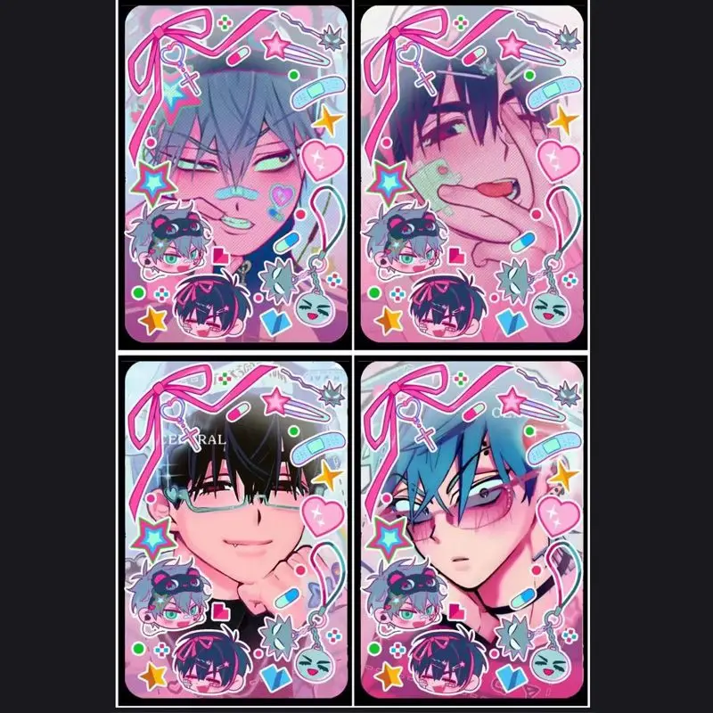 Anime Photo Cards Alien Stage Till Ivan Small Card DIY Postcard Bookmark Anime Accessories 4pcs/Set
