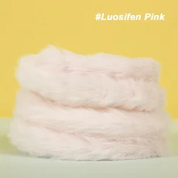 Colorful Plush Wire Sticks - DIY Miniature Animal and Pet Accessories - 1m 20mm (Luosifen Pink)