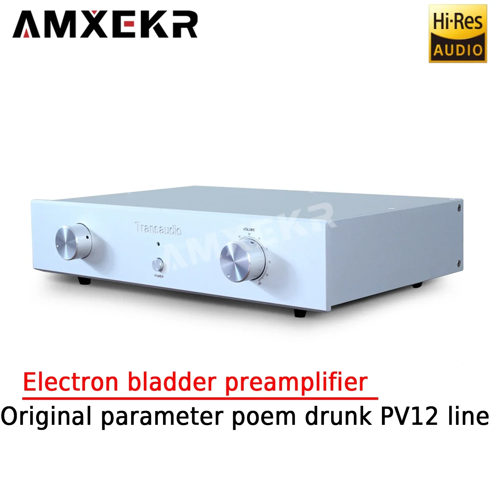 

AMXEKR 2*12AU7 Electronic Bladder Front Amplifier Original Parameter Poetry PV12 Line Home Theater