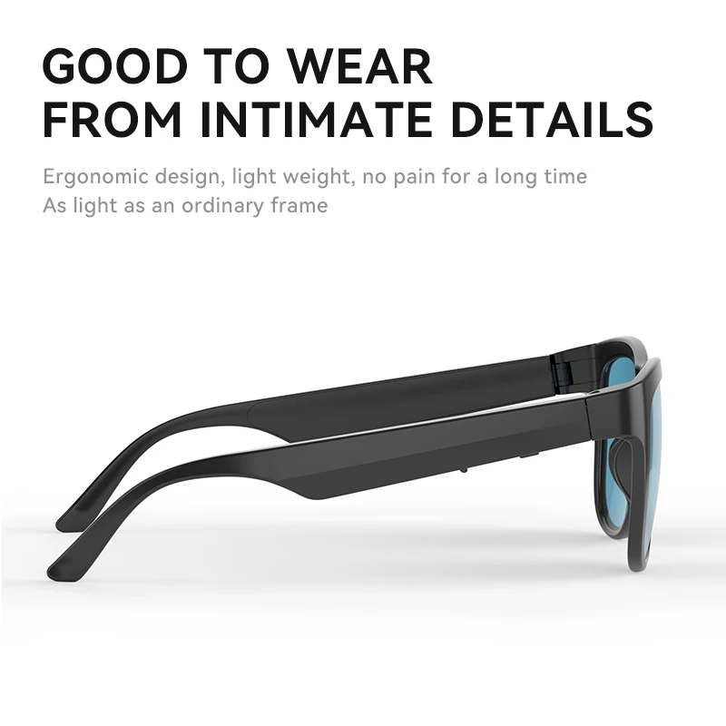 Óculos Inteligentes sem Fio Estéreo Bluetooth 5.0 Óculos de Sol da Orelha Aberta Fones Hands Chamando Áudio Esporte ao ar Livre - Image 4