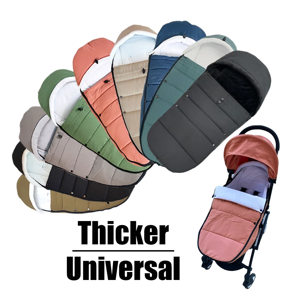 Universal Baby Stroller Footmuff  Warm Sleepsacks Pram Waterproof Socks For Babyzen YOYO Baby Stroller Accessories