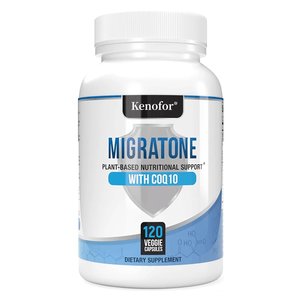 CoQ10 supplement, contains B vitamins, supports brain function, fast absorption, helps reduce migraine frequency