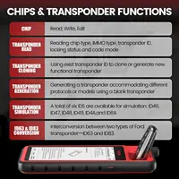 Autel MaxiIM KM100 Key Fob การเขียนโปรแกรม Immobilizer เครื่องมือ 2PCS Autel IKEY สําหรับ 60s Key รุ่น OBD IMMO Key การเรียนรู้ 99% รถ 5