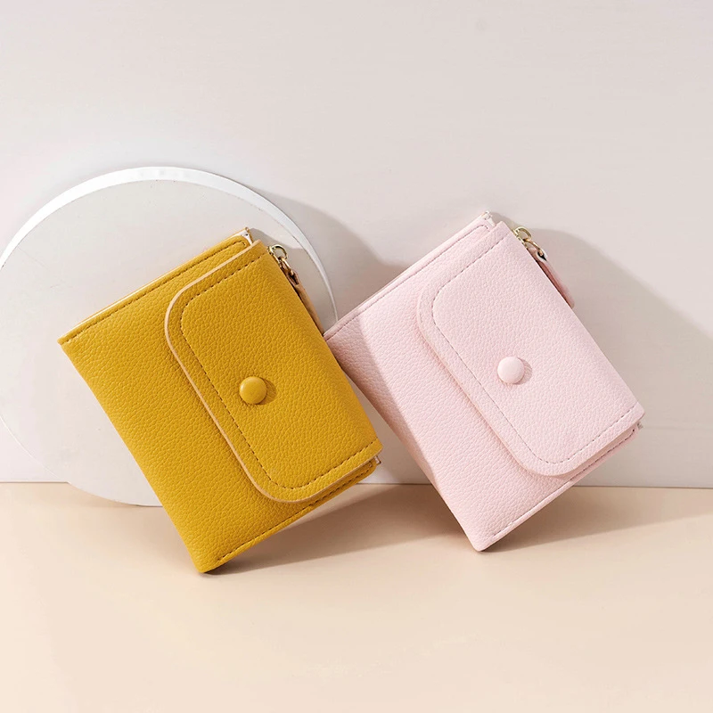 Small Pu Leather Women Wallet Mini Lady Coin Purse Pocket Female Wallet Card Bag Fashion Luxury For Women