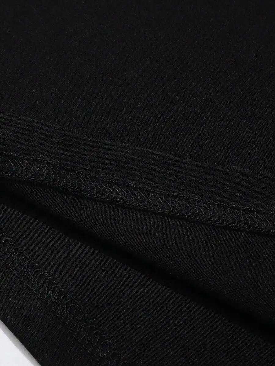 Stacked Guitar Faded T-Shirt Short Sleeve Cotton T-shirt Guitarist Tee Boy's T-shirt Black New Fashion Tee All Seasons
