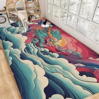 Dragon Long Rugs Kids Room Bedroom Decoration Balcony Anti-Slip Doormat Living Room Alfombra 1