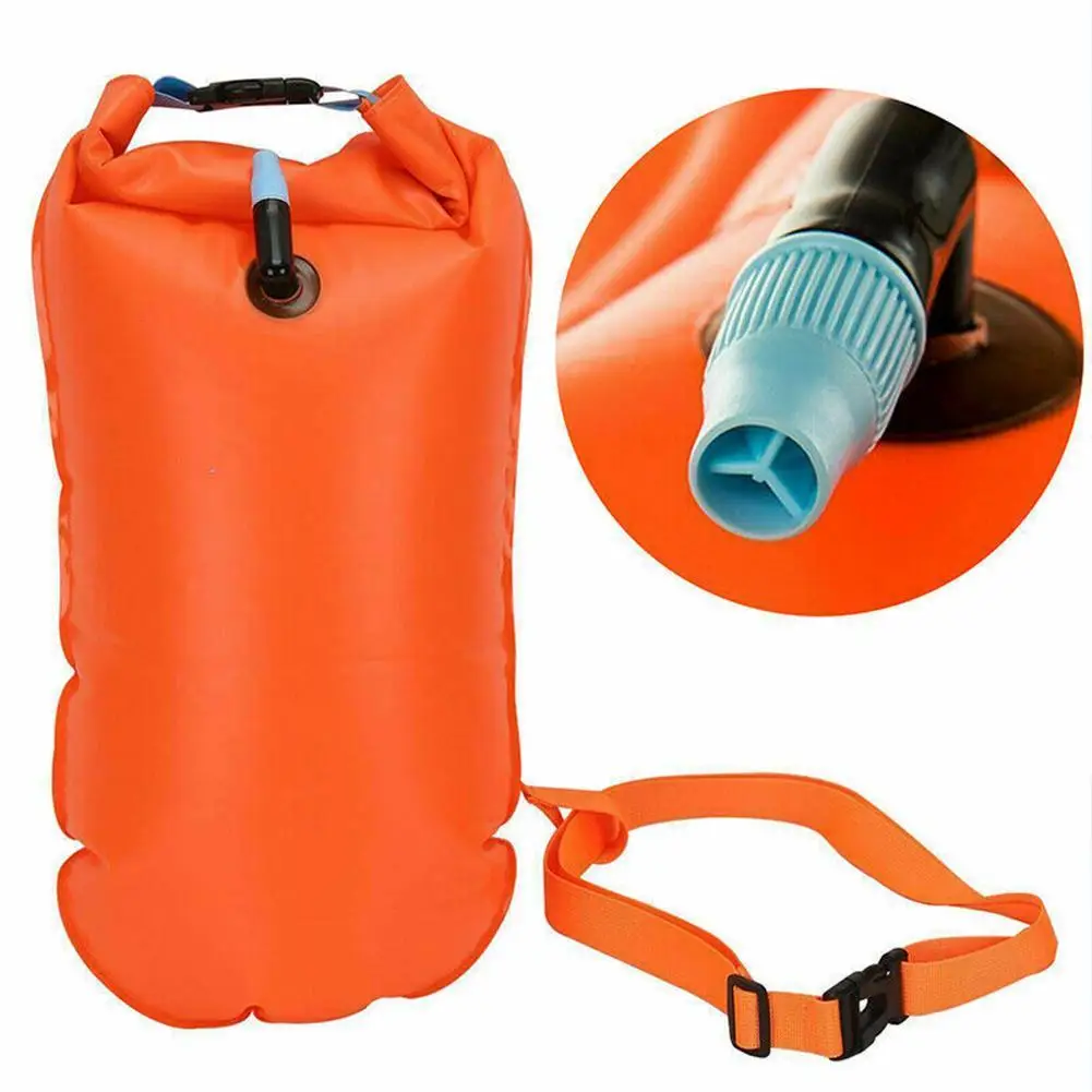 Outdoor Swimming Buoy Storage Float Single PVC Inflatable Bag Waterproof Bag Portable Lifesaving Airbags