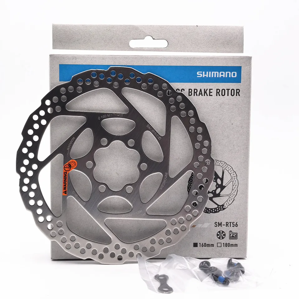 シマノ油圧ディスクブレーキ+RT56ローター180mm２枚 Shimano SM-RT56 mtbマウンテンバイクディスクブレーキローター6ボルト