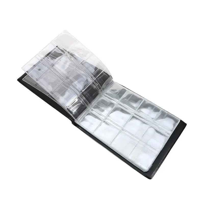 Coin Collection Supplies Holder Book for Collectors, 300 Bags Coin Collector Organizer Storage Box Case Album for 20/25/27