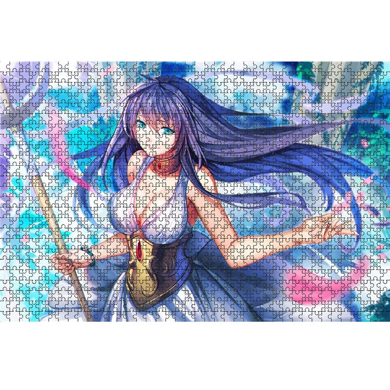 1000 Piece Japanese Animation Saint Seiya Jigsaw Puzzles Wooden Saori Kido Puzzles For Adults Children Educational Toys Gifts 5