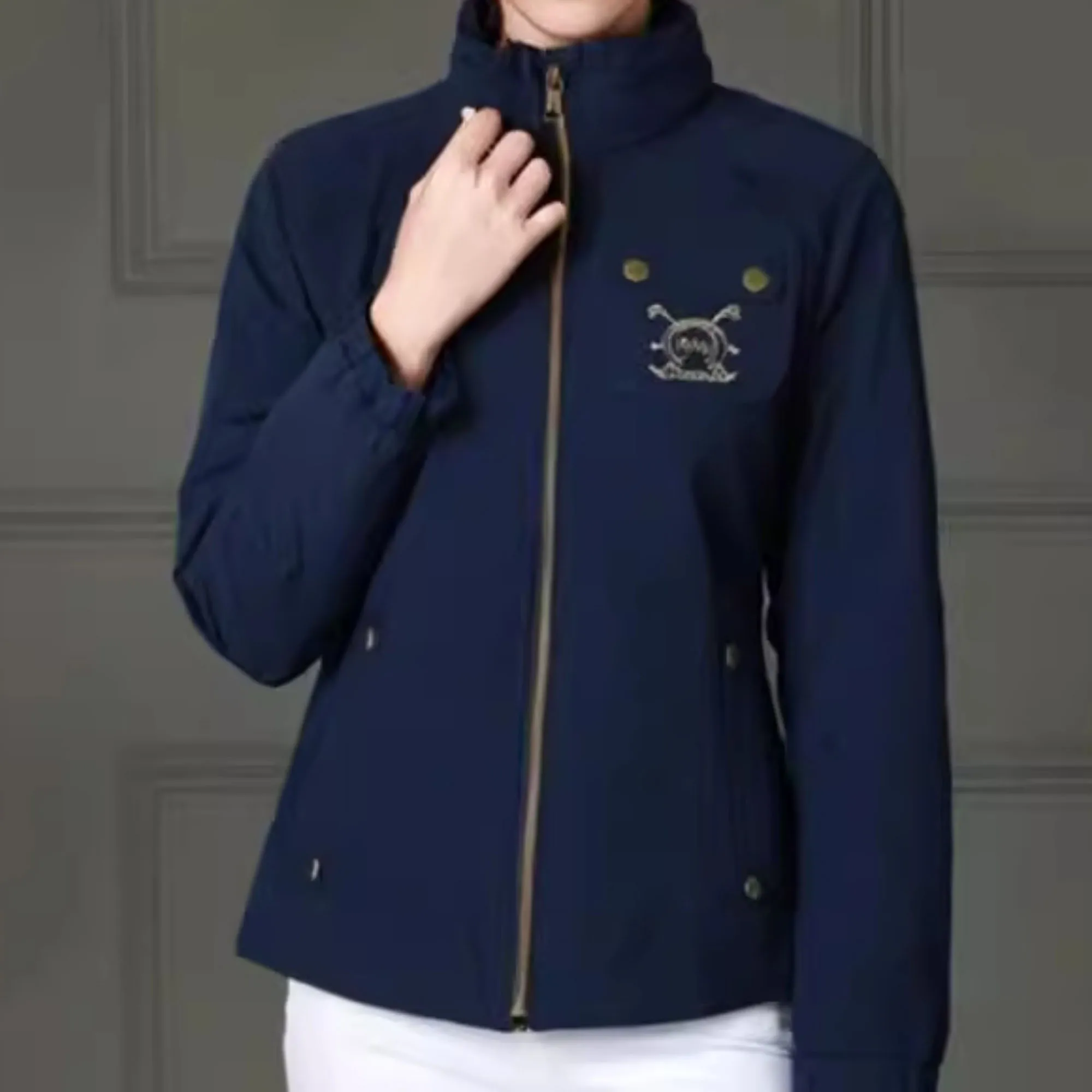 Horseware women's jacket jacket, equestrian clothing, knight clothing, gold embroidered logo HW85056 2