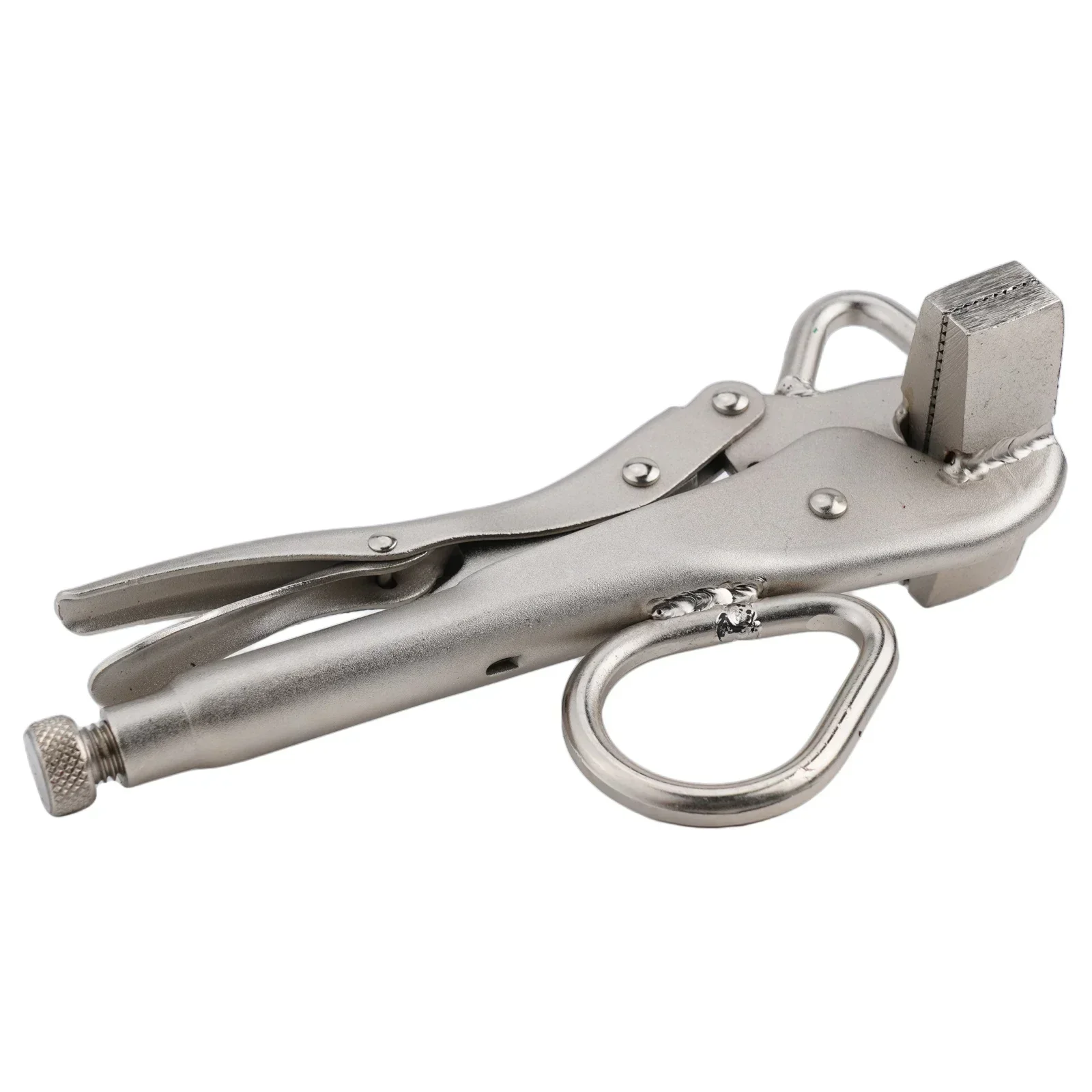 Carbon Steel Ultra Wide Steel Vise Flat Lock Plate Metal Clamp Duckbill Clamp Fixing Plier Number Package Content