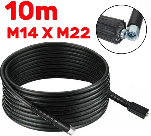 Drision 고압 와셔 호스 파이프, M22 암-M14 커플링 5