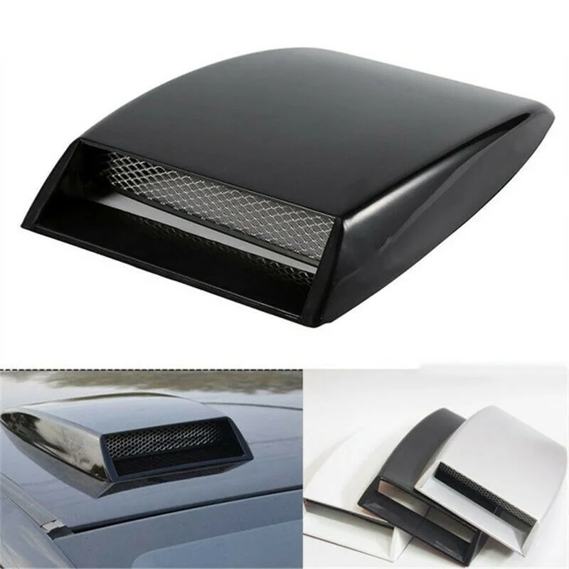 Universal Car Hood Scoop Air Flow Intake Ventilation Decorative Outlet