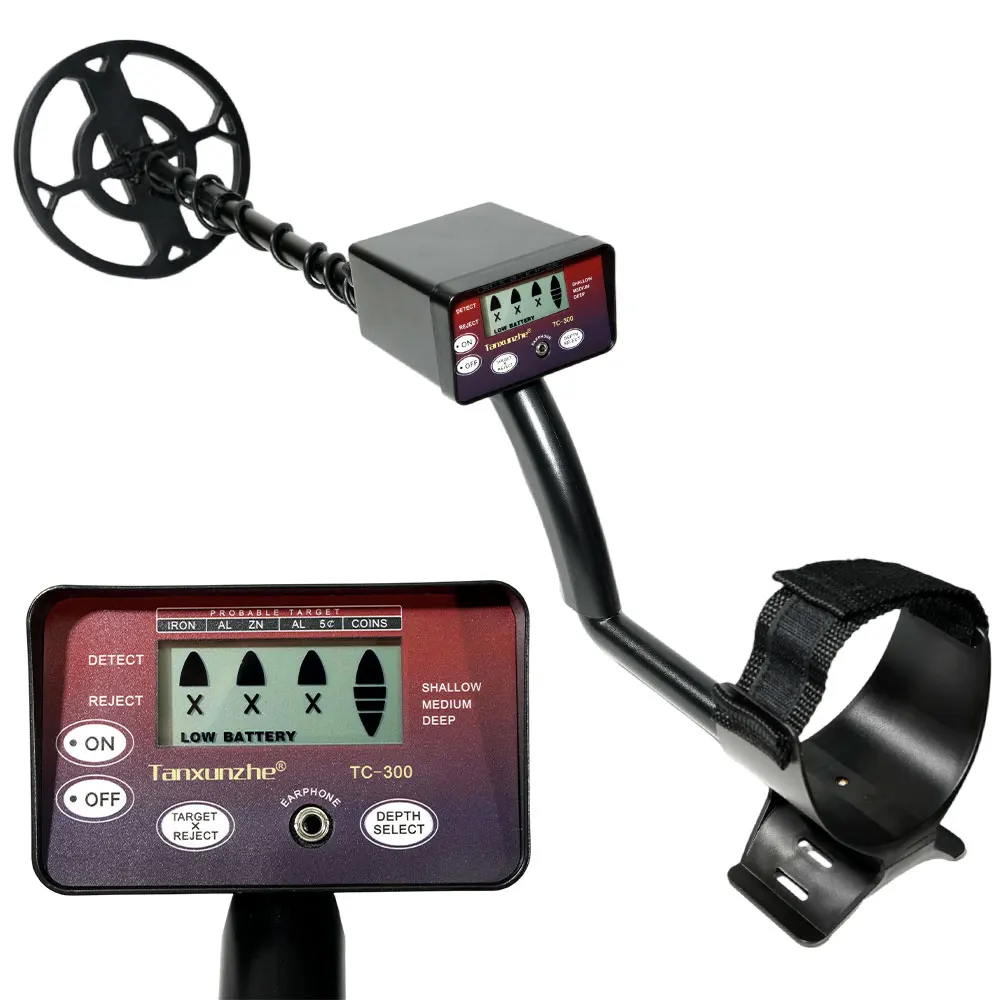 Hot Sell Metal Detector TC300 Underground precise positioning Detectors Pinpointer outdoors Treasure Hunter Gold Depth Digger