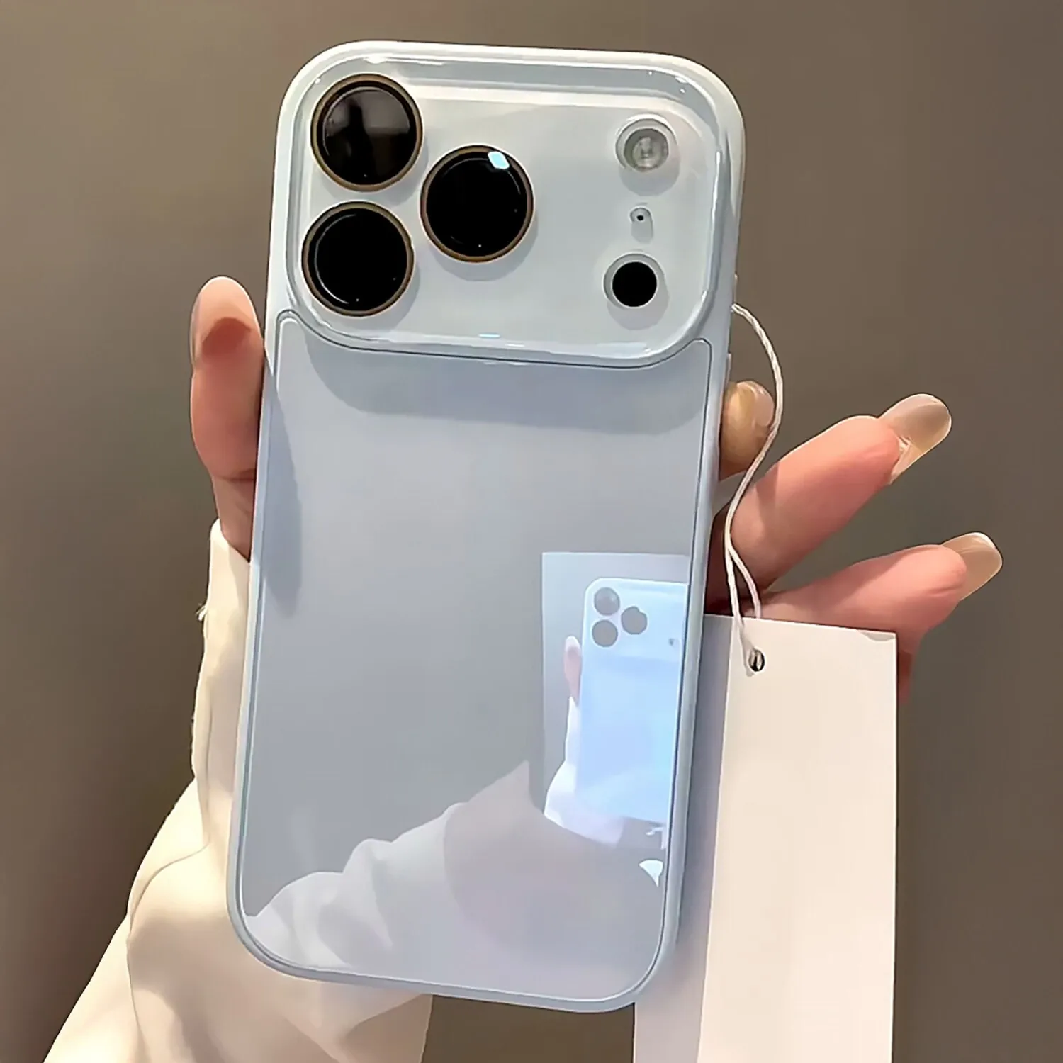 ตัวเลือกสินค้า เคสแข็งแฟชั่นสีพื้น Candy สำหรับ iPhone 14-17 Pro Max