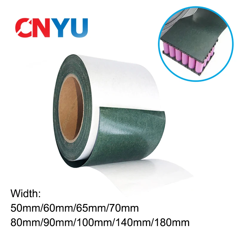 Battery insulation gasket 1M 50mm to 180mm Width 18650 Battery Insulation Gasket Paper Li-ion Pack Cell Insulating Glue Patch Electrode Insulated Pads