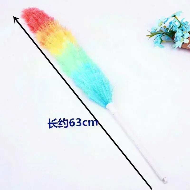 Microfiber Dusting Brush Rainbow Feather Duster Air-condition Household Furniture Cleaning Accessories Dust Brush feather duster,microfiber duster brush,microfiber dust brush