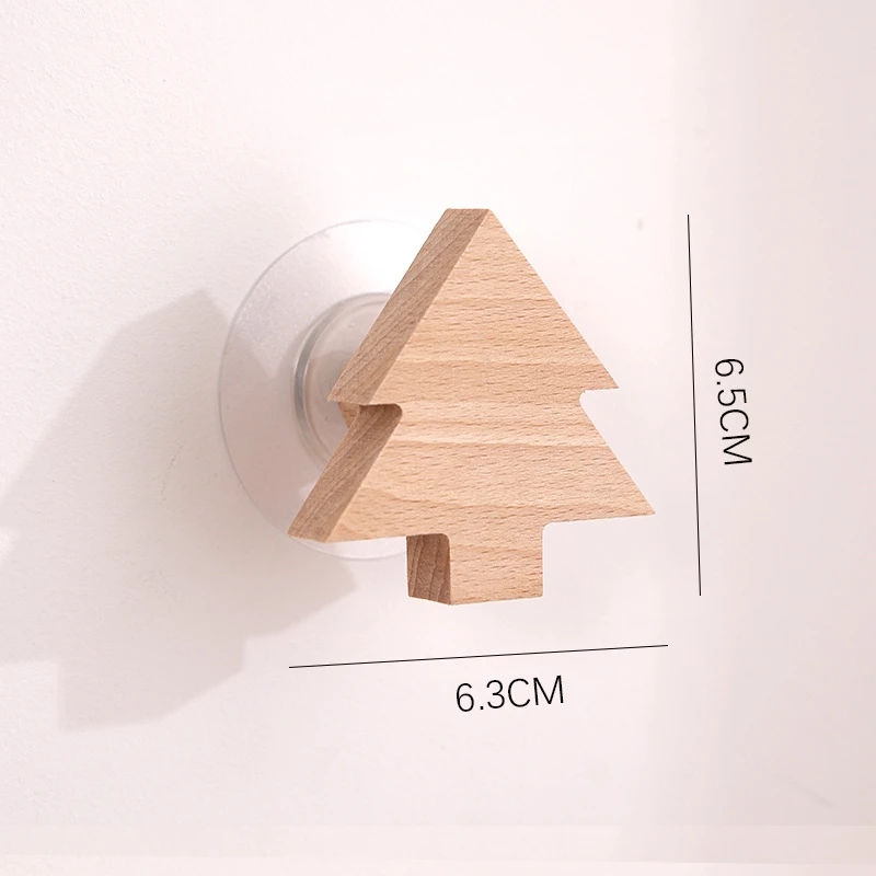 Animal-Shaped Wooden Wall Hook for Cute Room and Home Decor