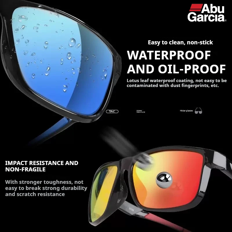 Polarized Sunglasses Abu Garcia Polarized Sunglasses for Men-Sports Fishing Polarized UV400 Glasses with Case-Outdoor Sun Protection