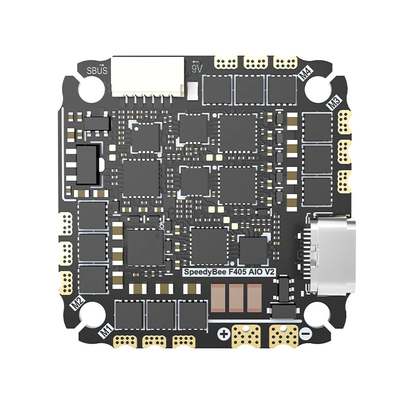 SpeedyBee F405 AIO V2 35-40A Blue-jay 25,5x25,5 3-6S Управление полетом и интегрированный контроллер ESC для модели самолета thumbnail 4
