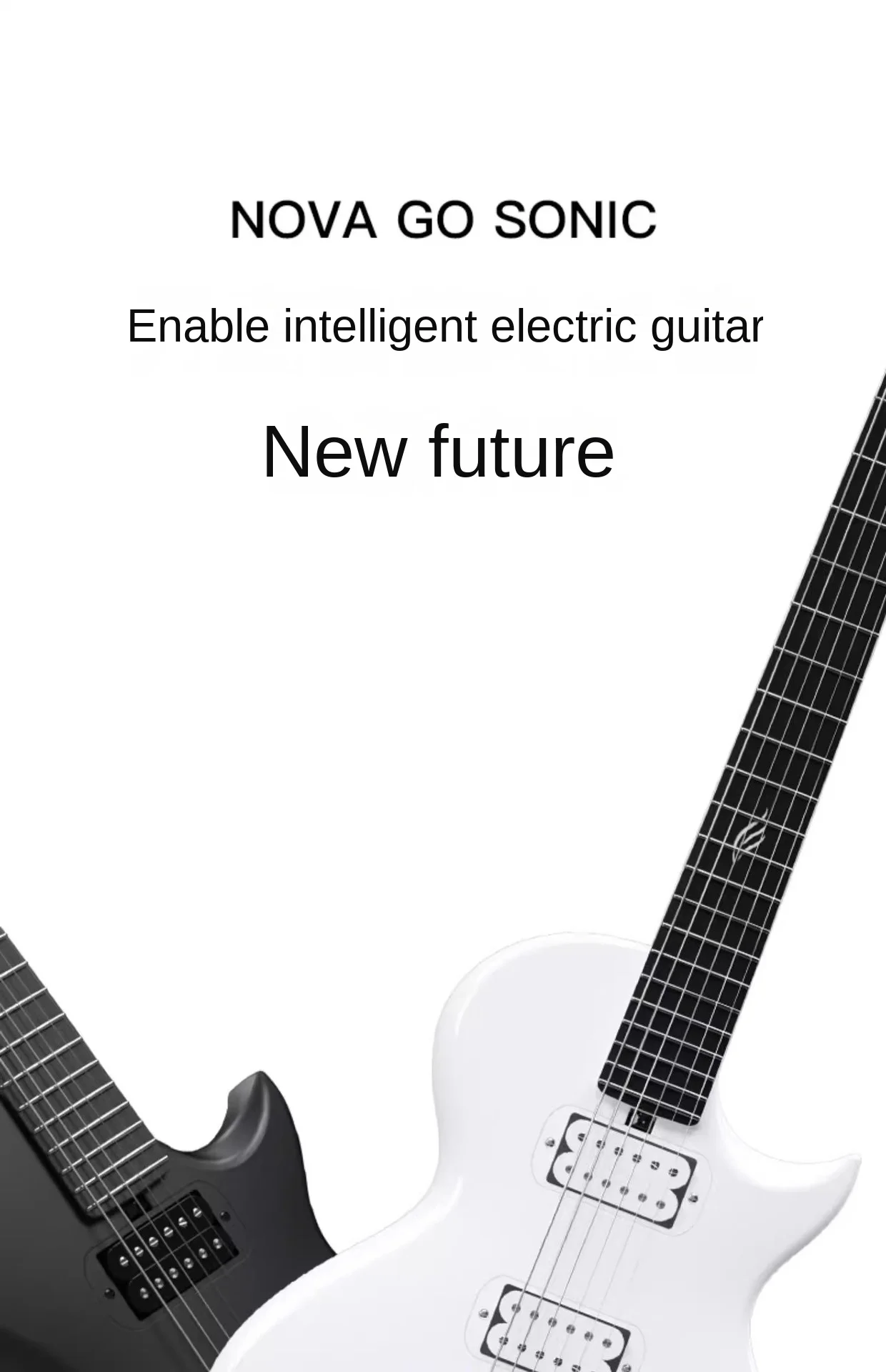 Enya Nova Go Sonic カーボンファイバー製ギター Nova Go Sonic: カーボンファイバー製スマートエレキギター