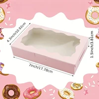 Boîte d'emballage de boulangerie, boîte d'emballage cadeau de bonbons de boulangerie, boîte cadeau de fête de Noël, boîte pliable, sacs cadeaux de mariage et de fête des mères 1