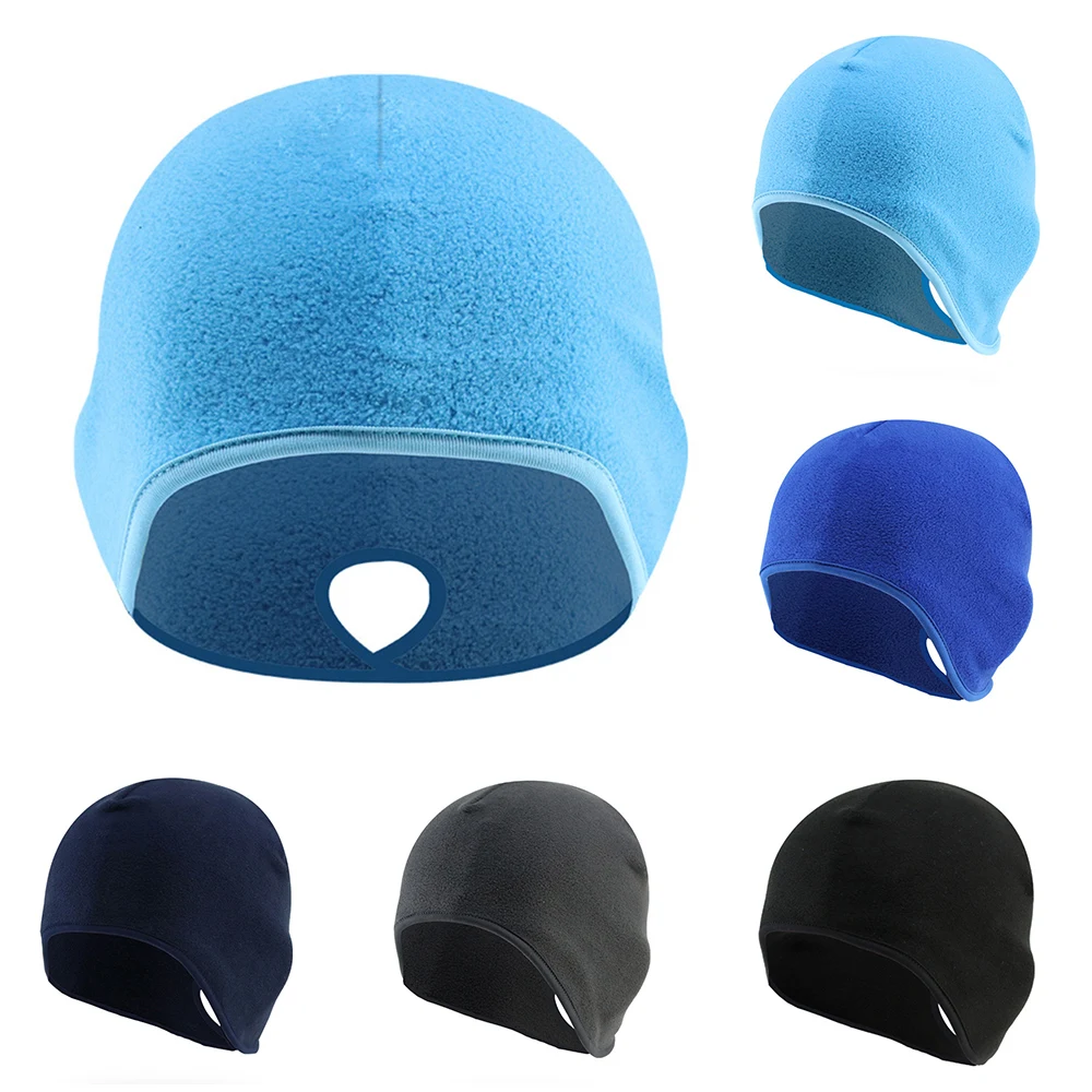 

Winter Running Sports Hats Unisex Soft Stretch Warm Snowboard Hiking Cycling Ski Headgear Windproof Warm Soft Cap Solid Color