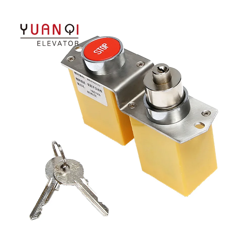 Yuanqi Escalator Spare Parts Escalator Key Switch Assembly Entrance And Exit Emergency Stop Switch 823STOP