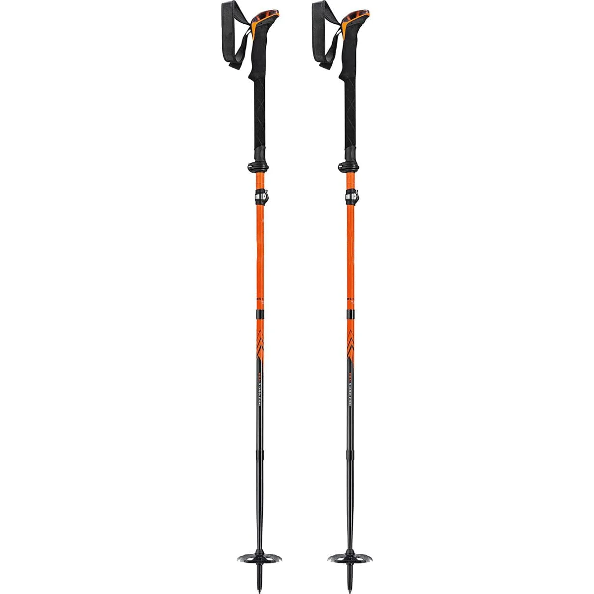 Ski Poles Snow Mountain Trekking Pole Carbon Fibre & Aluminum Lightweight Alpenstock Walking Sticks Winter Climbing Custom