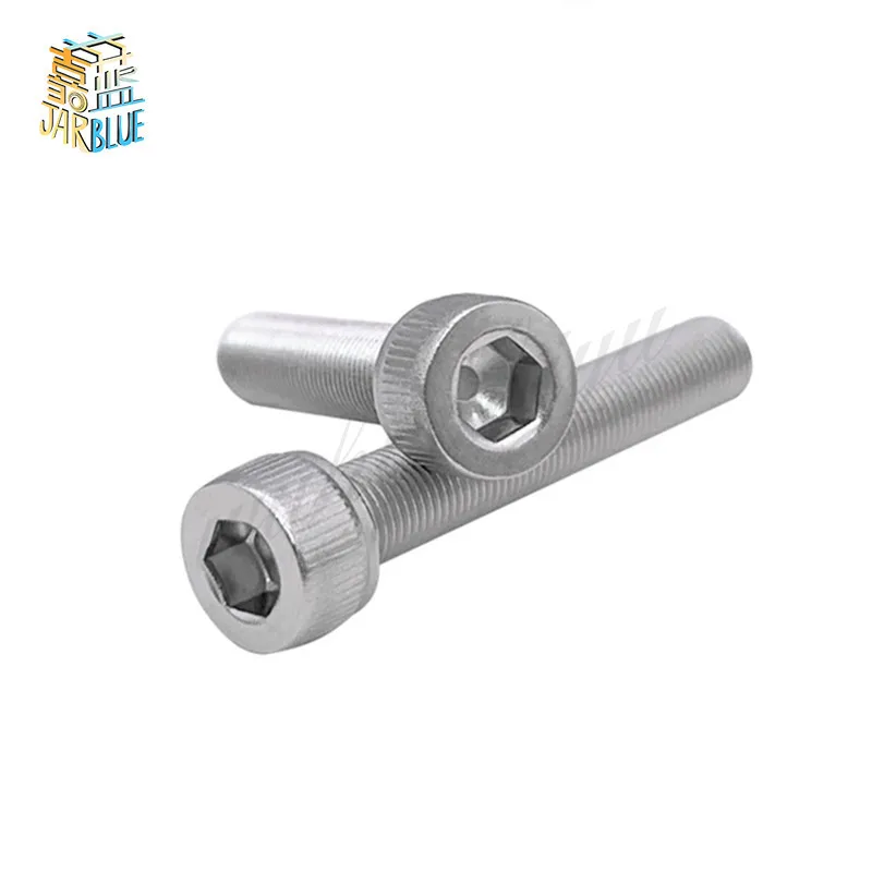 Ochoos DIN933 304 Stainless Steel Full Thread Fine 0.75/1.0