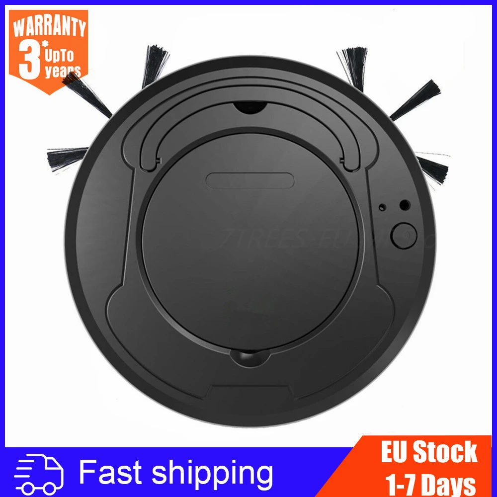 Automatic Smart Robot 3In1 Wireless Robotic Vacuum Cleaner Dry Wet
