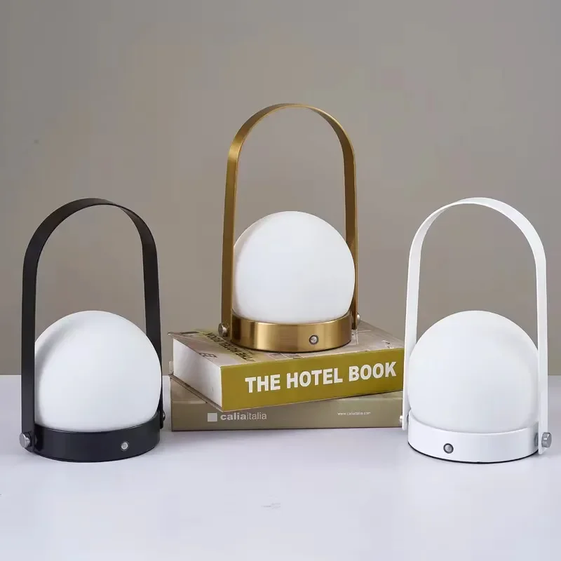 

Nordic Net Red Danish Table Lamp Creative Portable Charging Outdoor Ins Girl Atmosphere Desk Light Camping Bedside Decor Lamps