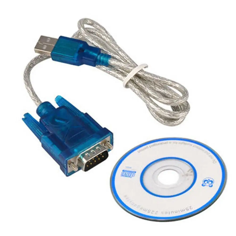 USB to RS232 แปลงสัญญาณ 9Pin คุณภาพสูง 80cm