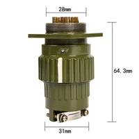 Y2M 2/3/4/5/7/10/14/16 Pin Aviation Socket YP21 Cable Joint Aviation Connector Plug Socket 21mm 4