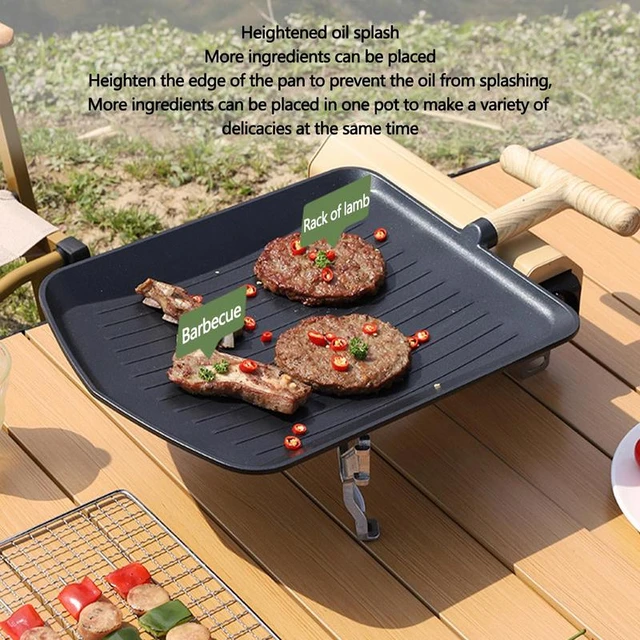 Nonstick Medical Stone Grill Pan Heat Resistant Barbecue Plate Grill Pan  Multipurpose Outdoor Griddle Stove Top Steak Grill Pan - AliExpress