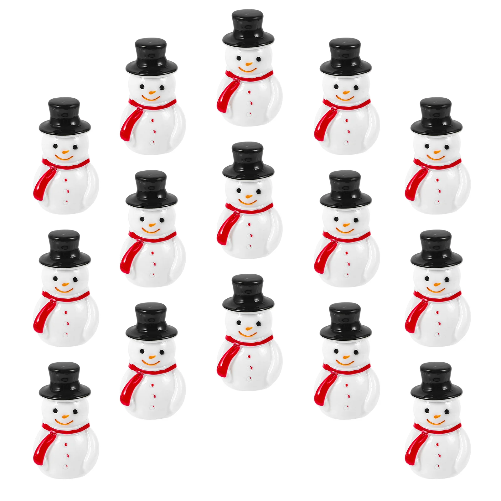 

Christmas Miniature Snowman Resin Snowman Ornaments DIY Snowman Craft Mini Christmas Santa Snowman Miniature Figurine