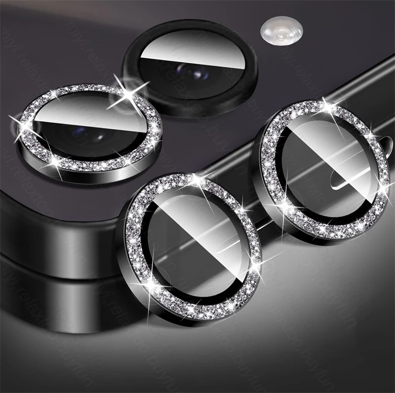 Gitter Diamond Camera Glass Protector with Alloy Ring Lens Guard