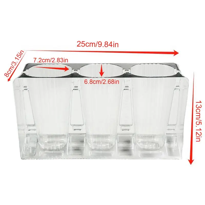 Seedling Tray Growing Plant Starter With Drain Hole Multi-Functional High Strength Outdoor Gardening Tools For Greenhouse Home